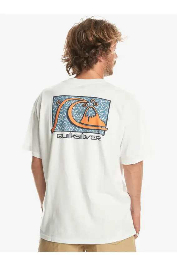 Quiksilver TAKE US BACK BUBBLE SS BEYAZ Erkek Tshirt - 4