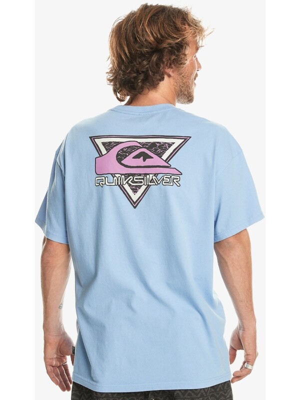 Quiksilver TAKE US BACK LOGO SS Mavi Erkek Tshirt - 4
