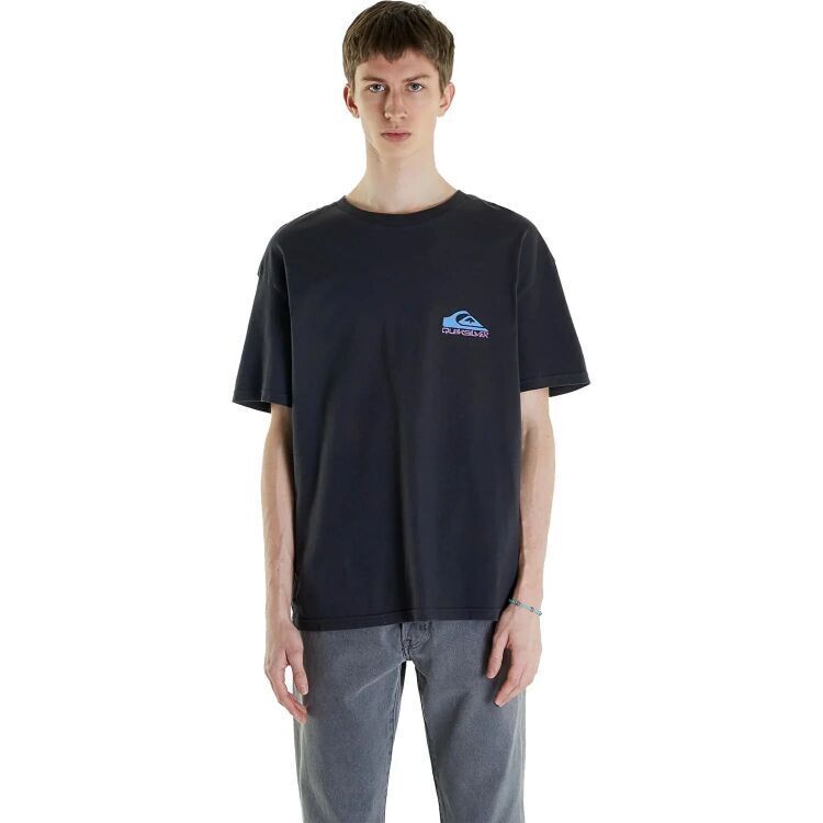 Quiksilver TAKE US BACK LOGO SS SİYAH Erkek Tshirt - 1
