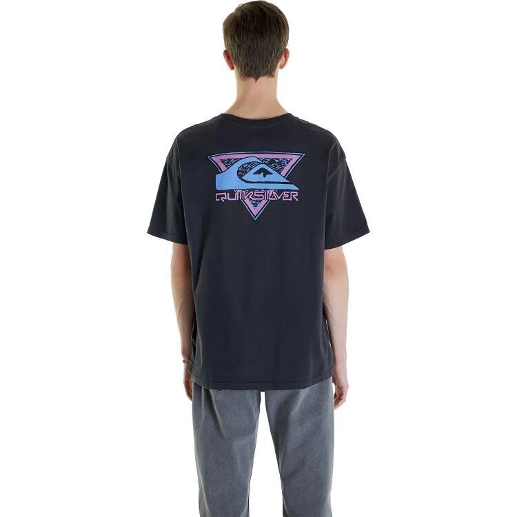 Quiksilver TAKE US BACK LOGO SS SİYAH Erkek Tshirt - 2