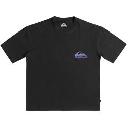 Quiksilver TAKE US BACK LOGO SS SİYAH Erkek Tshirt - 1