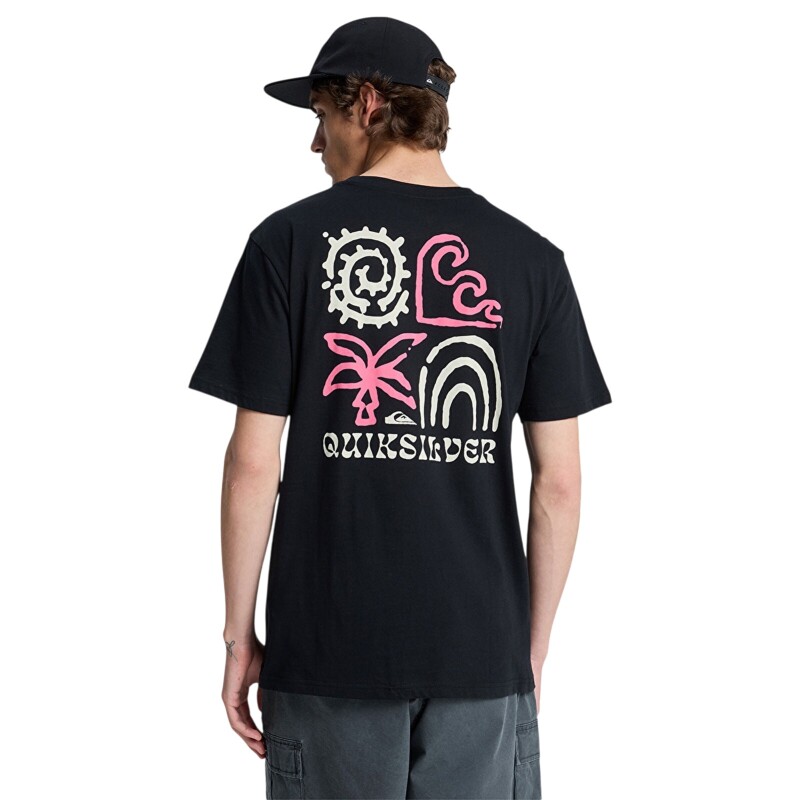 Quiksilver Tap In Antrasit Erkek Tshirt - 2