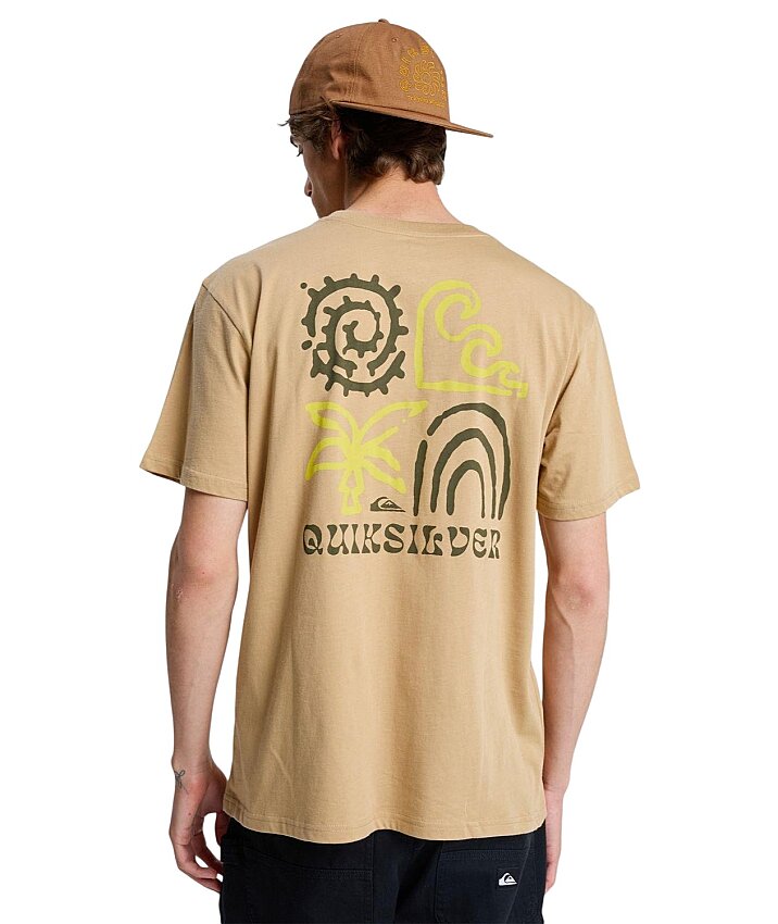 Quiksilver Tap In Pembe Erkek Tshirt - 3