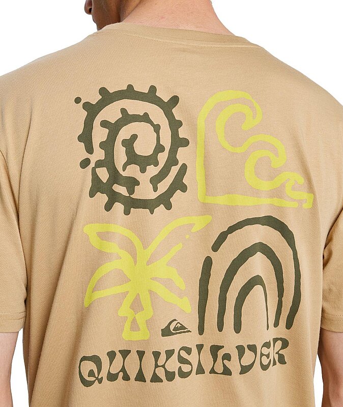 Quiksilver Tap In Pembe Erkek Tshirt - 4