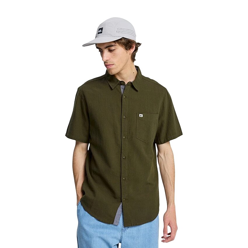 Quiksilver Timebox Haki Erkek Gömlek - 1