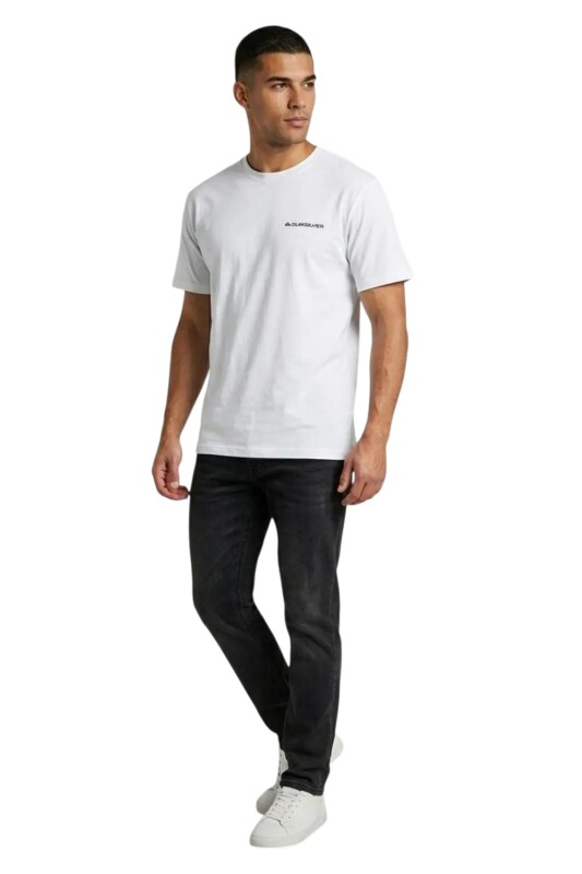 Quiksilver Touchdown Bej Erkek Tshirt - Quiksilver