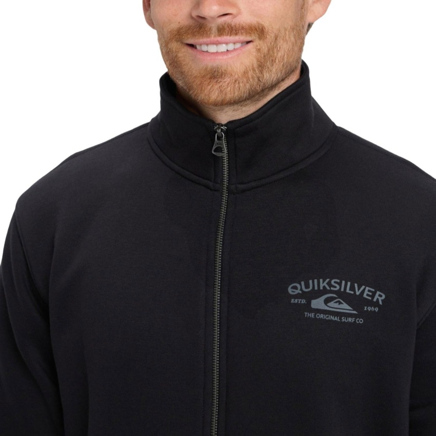 Quiksilver Zip Fleece No Hood Antrasit Erkek Sweatshirt - 4