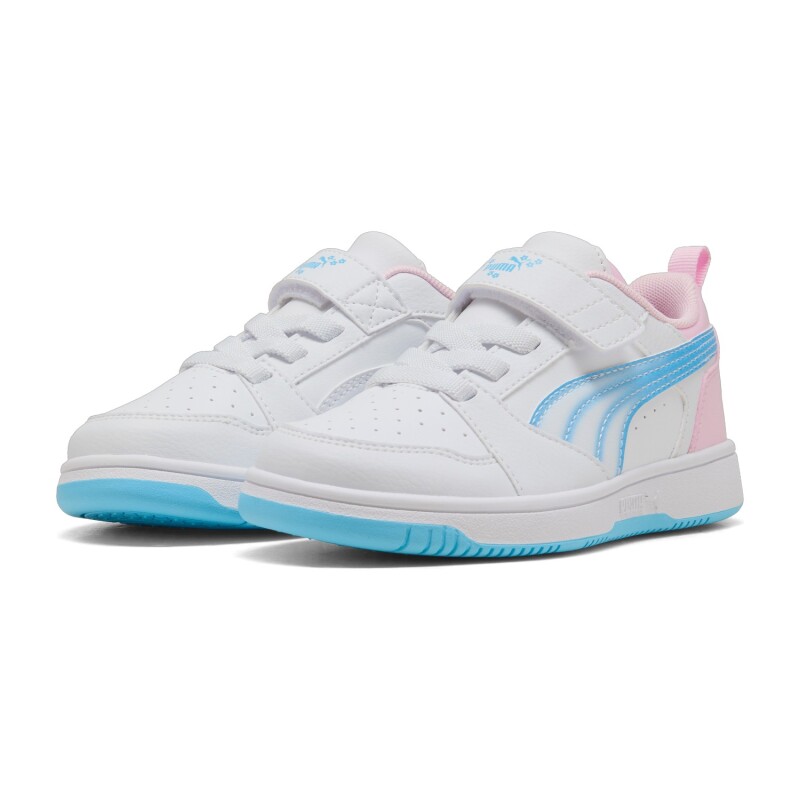 Puma ReboundV6LoJellyHeaven AC+PS Beyaz Çocuk Günlük Ayakkabı - 3