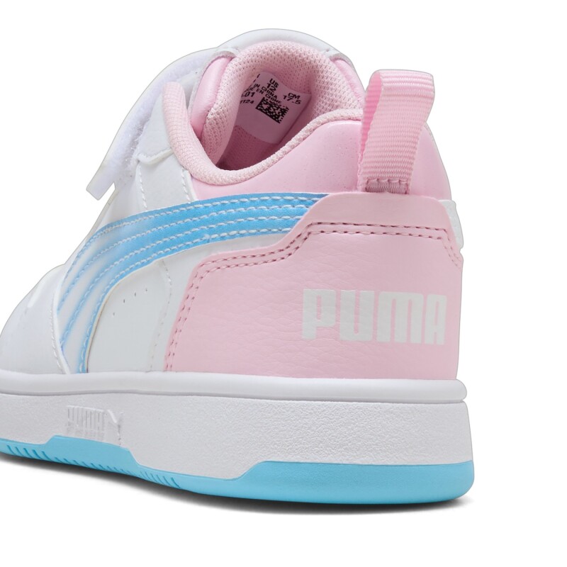 Puma ReboundV6LoJellyHeaven AC+PS Beyaz Çocuk Günlük Ayakkabı - 6