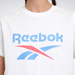 Reebok 5M New ID Reg Tee kadın Tshirt - 4