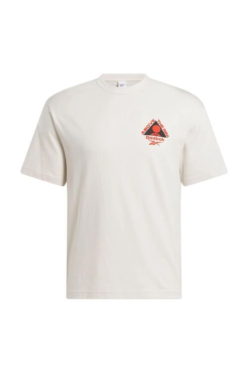 Reebok ATR HOOPWEAR TEE Bej Erkek Tshirt - 1