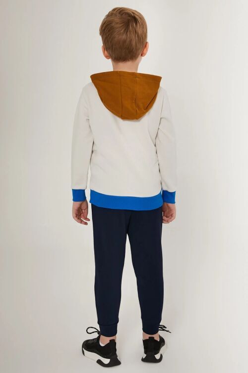 RolyPoly Kids ERKEK ÇOCUK EŞOFMAN TAKIM Bej Çocuk Eşofman Takımı - 5