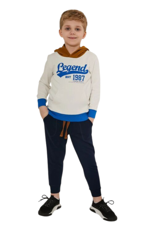 RolyPoly Kids ERKEK ÇOCUK EŞOFMAN TAKIM Bej Çocuk Eşofman Takımı - 2