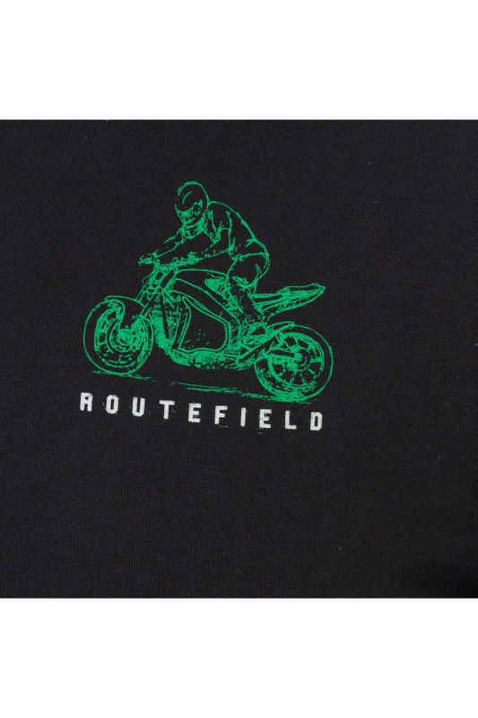 Routefield RFTREE23 Siyah Erkek Tshirt - 3