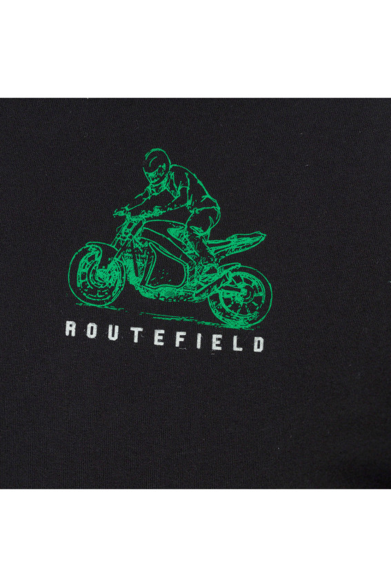 Routefield RFTREE23 Siyah Erkek Tshirt - 3
