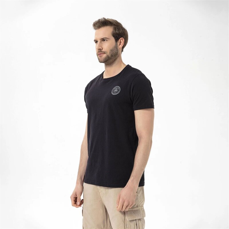 Routefield TIMOTHY SİYAH Erkek Tshirt - 4