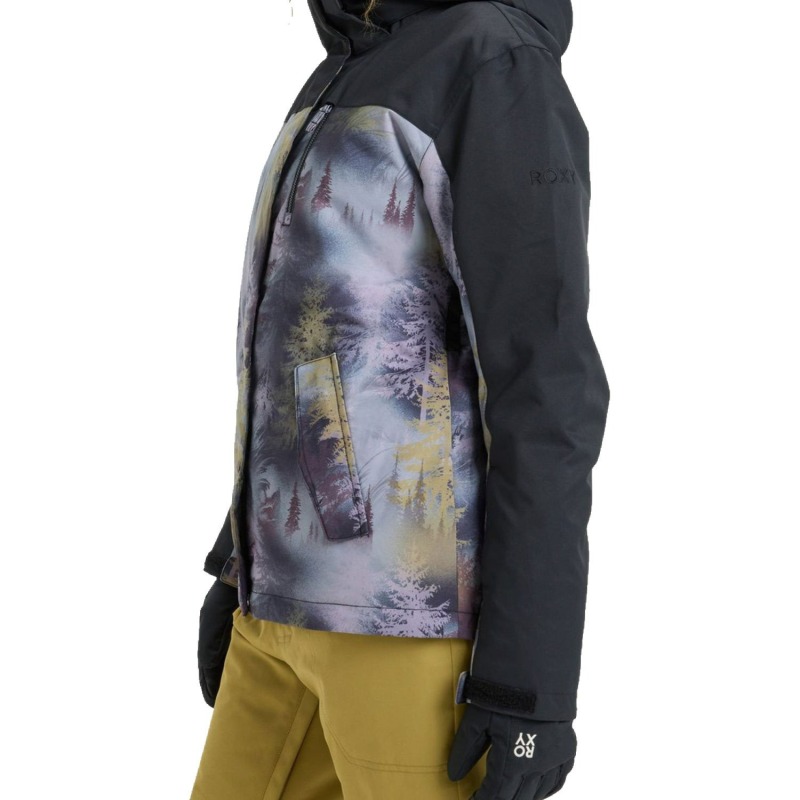 Roxy Jetty Block Gri Kadın Mont - Roxy (1)