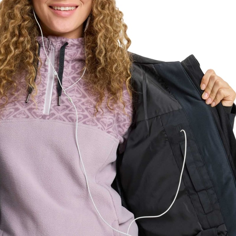 Roxy Jetty Block Gri Kadın Mont - 4