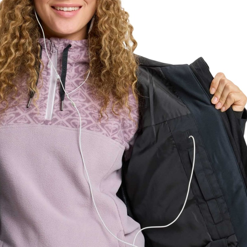 Roxy Jetty Block Gri Kadın Mont - 4