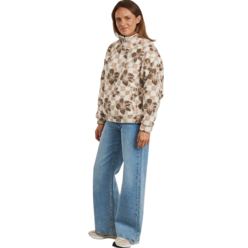 Roxy Jive Talking Bonded Bej Kadın Polar - 1