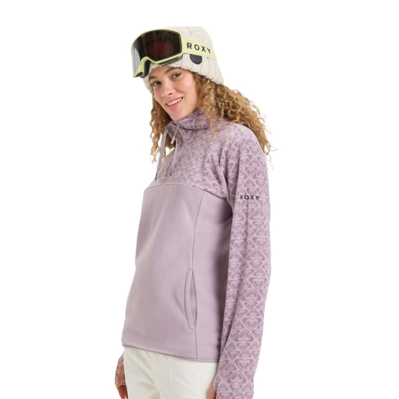 Roxy Sayna Half Zip Mor Kadın Polar - Roxy (1)