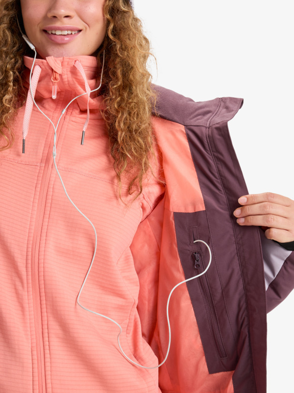 Roxy Snowdrift Mor Kadın Mont - 4