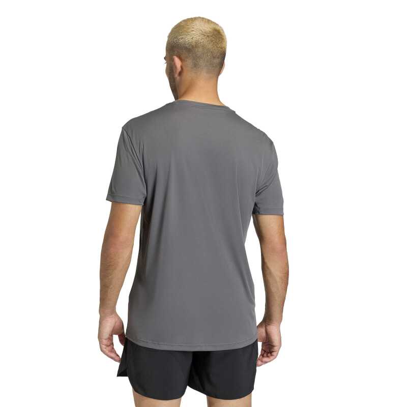 Adidas adi365 Running Essentials Brand Love Gri Erkek Tshirt - 3