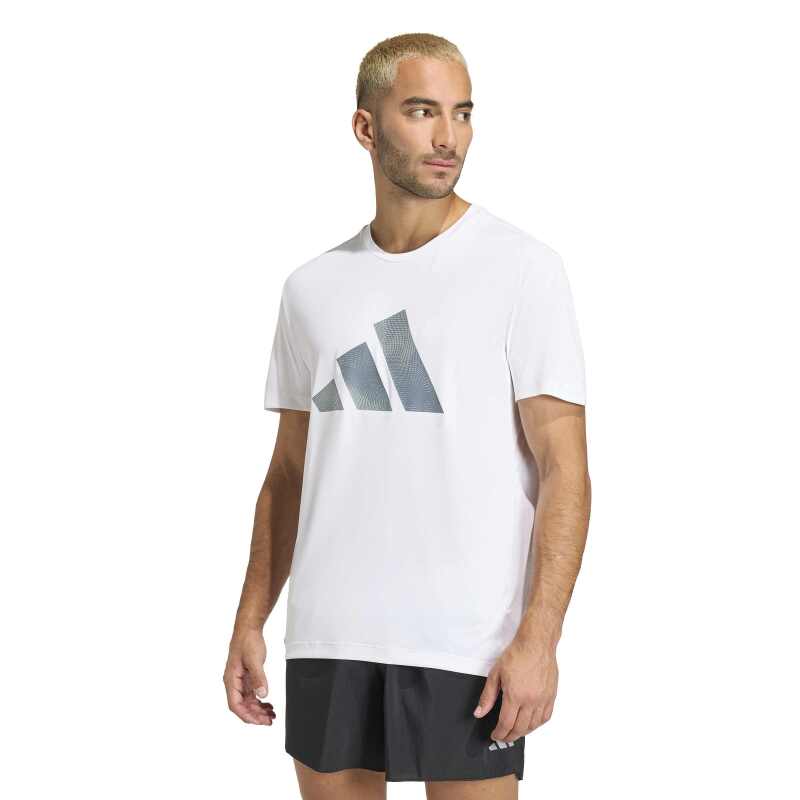 Adidas adi365 Running Essentials Brand Love Beyaz Erkek Tshirt - 1