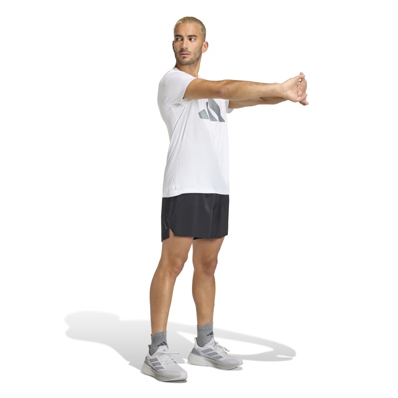 Adidas adi365 Running Essentials Brand Love Beyaz Erkek Tshirt - 3