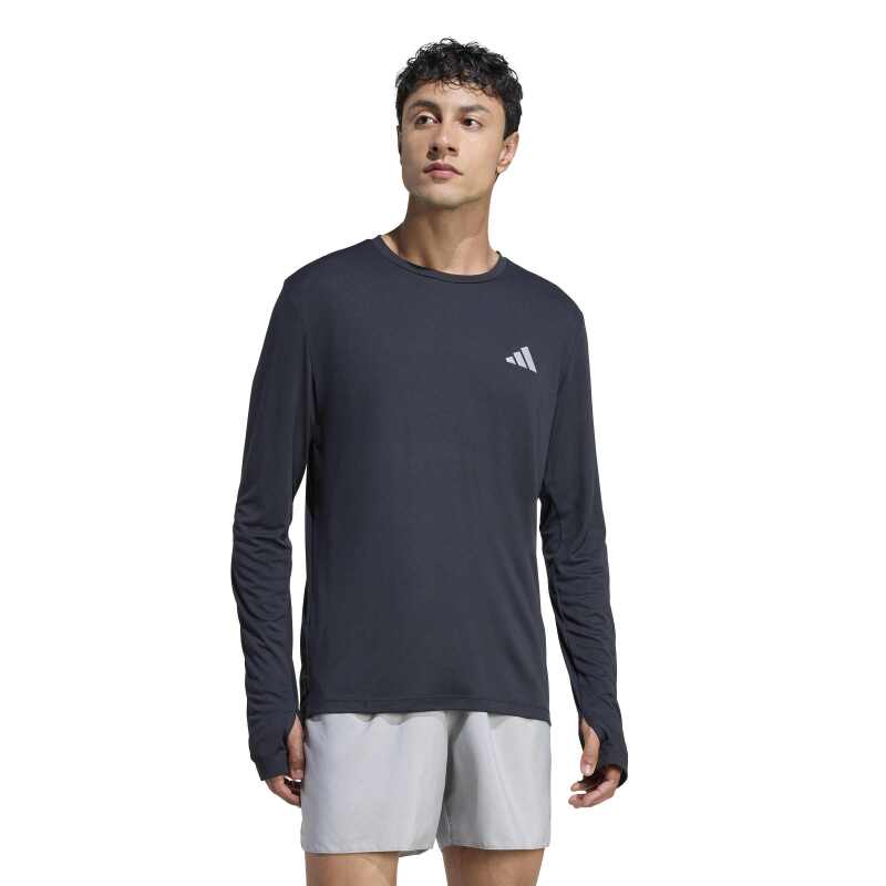 Adidas Run Essentials Siyah Erkek Tshirt - 1