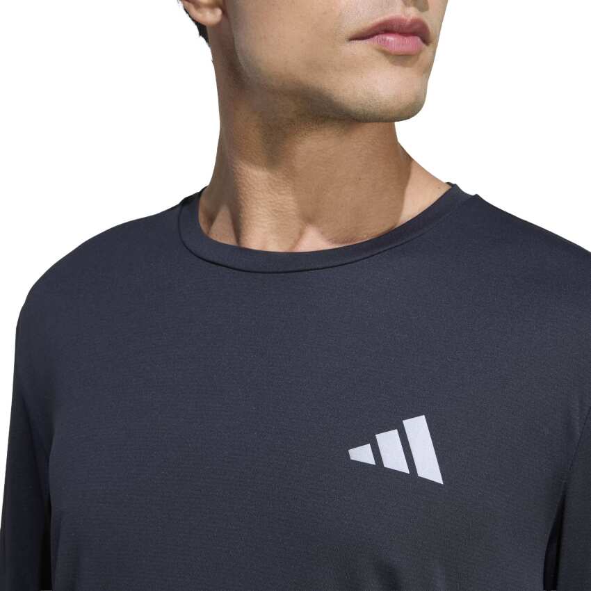 Adidas Run Essentials Siyah Erkek Tshirt - 4