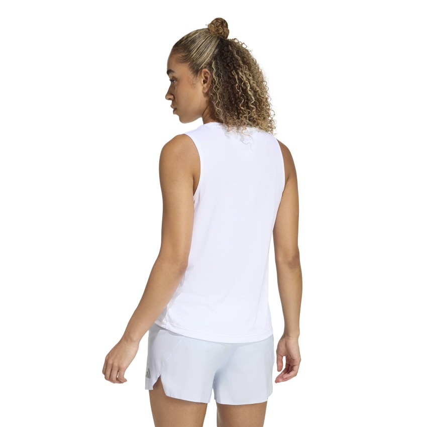 Adidas Run Ess Tank Beyaz Kadın Atlet - 2