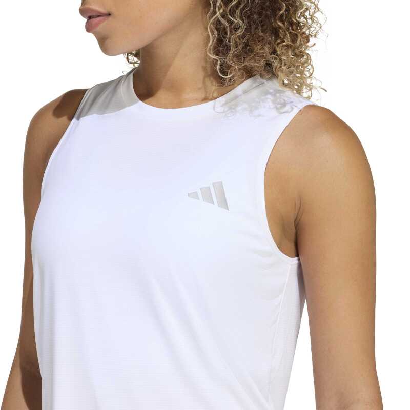 Adidas Run Ess Tank Beyaz Kadın Atlet - 4
