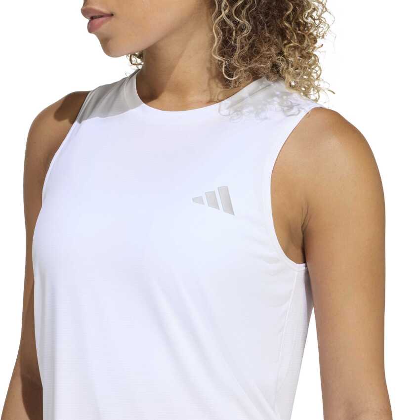 Adidas Run Ess Tank Beyaz Kadın Atlet - 4