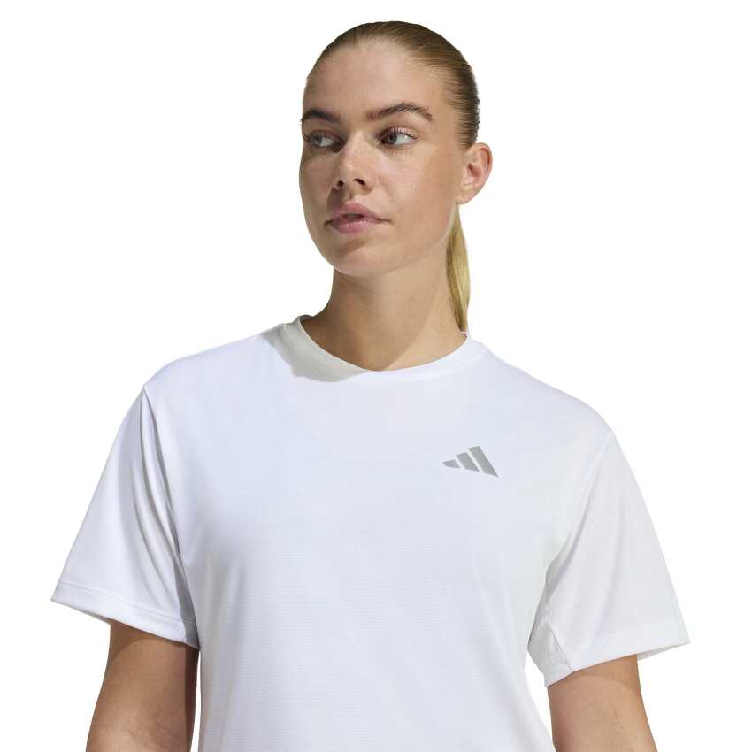 Adidas Run Essentials Beyaz Kadın Tshirt - 4