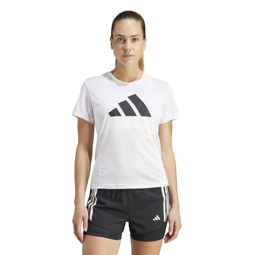 Adidas Run It Beyaz Kadın Tshirt - 1