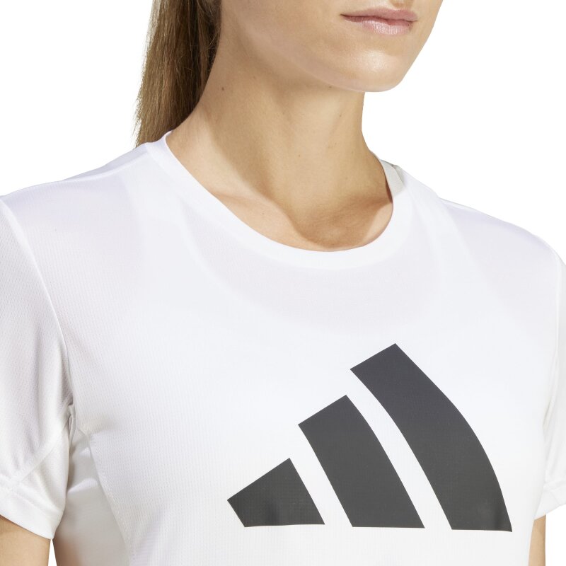 Adidas Run It Beyaz Kadın Tshirt - 5