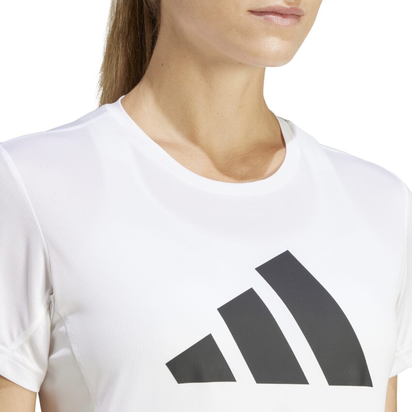 Adidas Run It Beyaz Kadın Tshirt - 5