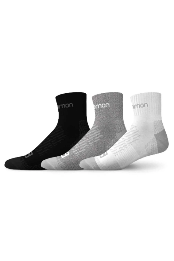 Salomon ACTIVE 3P SİYAH Unisex Çorap - 1