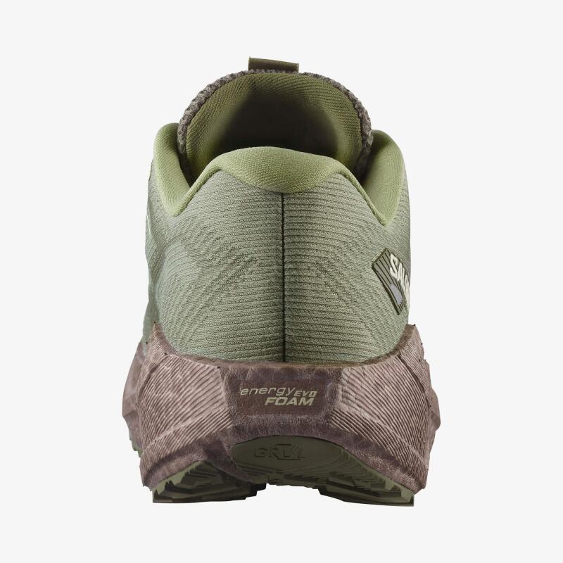 Salomon Aero Blaze 3 Grvl Haki Erkek Koşu Ayakkabısı - 5