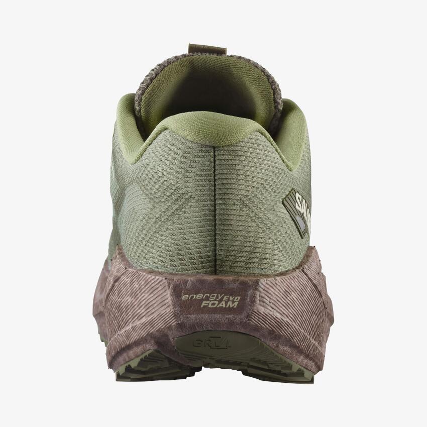 Salomon Aero Blaze 3 Grvl Haki Erkek Koşu Ayakkabısı - 5