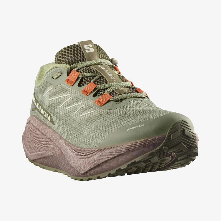 Salomon Aero Blaze 3 Grvl Haki Erkek Koşu Ayakkabısı - 4