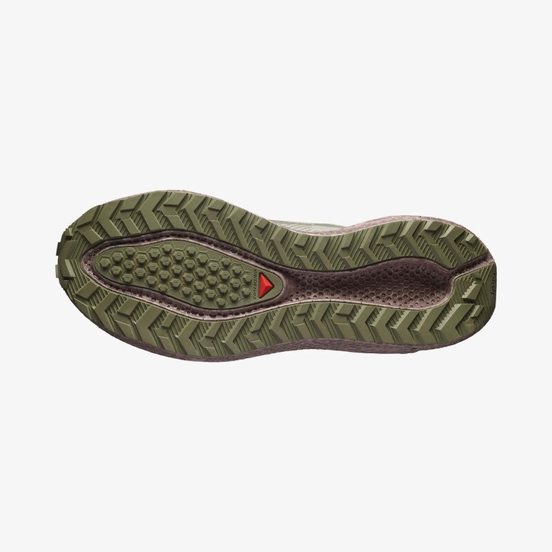 Salomon Aero Blaze 3 Grvl Haki Erkek Koşu Ayakkabısı - 6