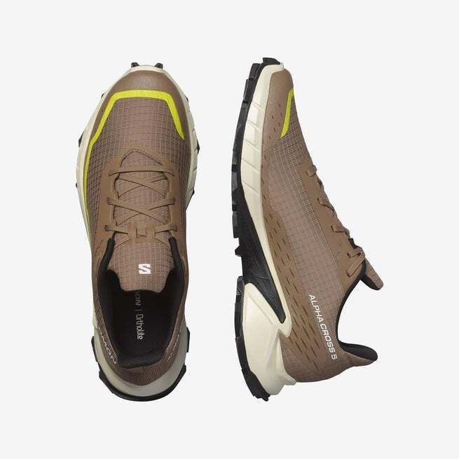 Salomon ALPHACROSS 5 Kahverengi Erkek Koşu Ayakkabısı - 2