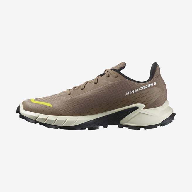 Salomon ALPHACROSS 5 Kahverengi Erkek Koşu Ayakkabısı - 3