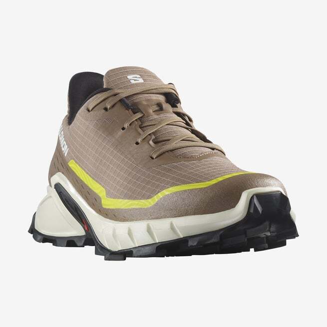 Salomon ALPHACROSS 5 Kahverengi Erkek Koşu Ayakkabısı - 5
