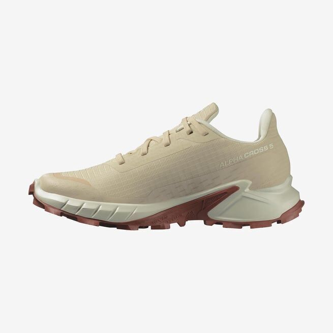 Salomon Alphacross 5 W Sarı Kadın Koşu Ayakkabısı - 2