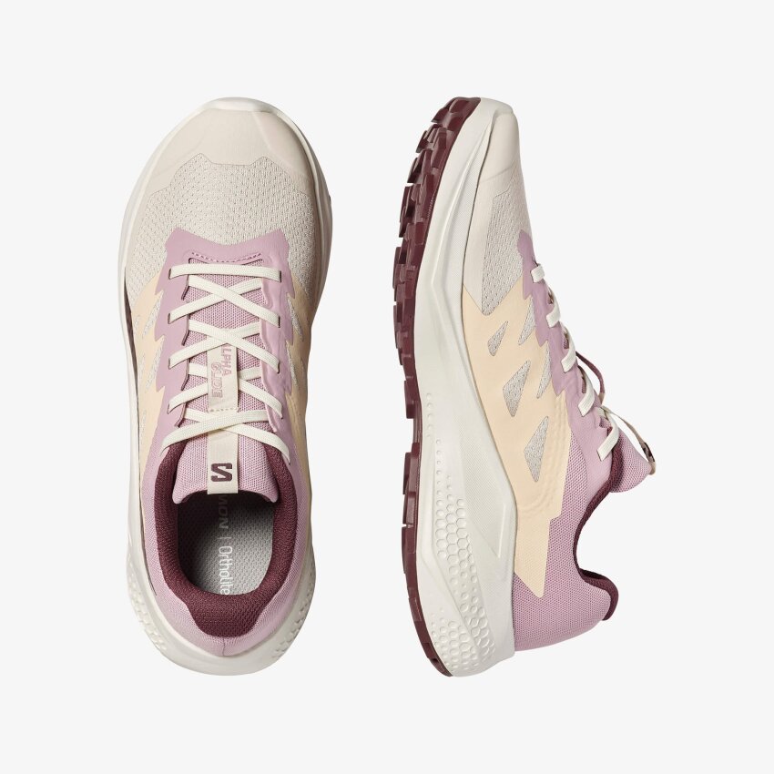 Salomon Alphaglide W Bej Kadın Koşu Ayakkabı - 4