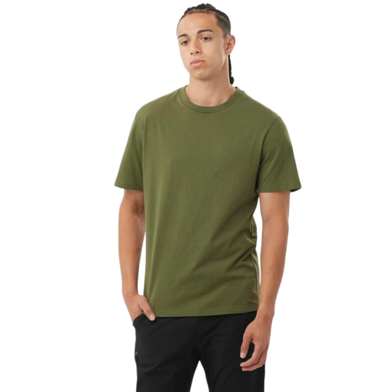 Salomon Dynamic Logo Haki Erkek Tshirt - 1