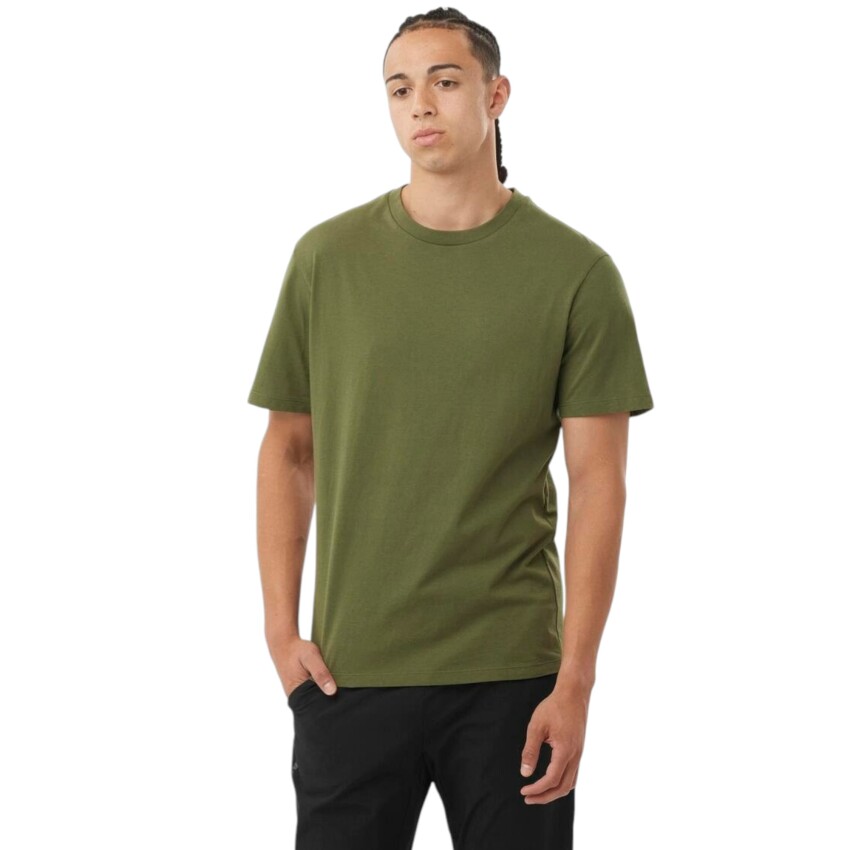 Salomon Dynamic Logo Haki Erkek Tshirt - 1